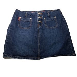 Vintage Y2K Bongo Mini Denim Skirt Size 5